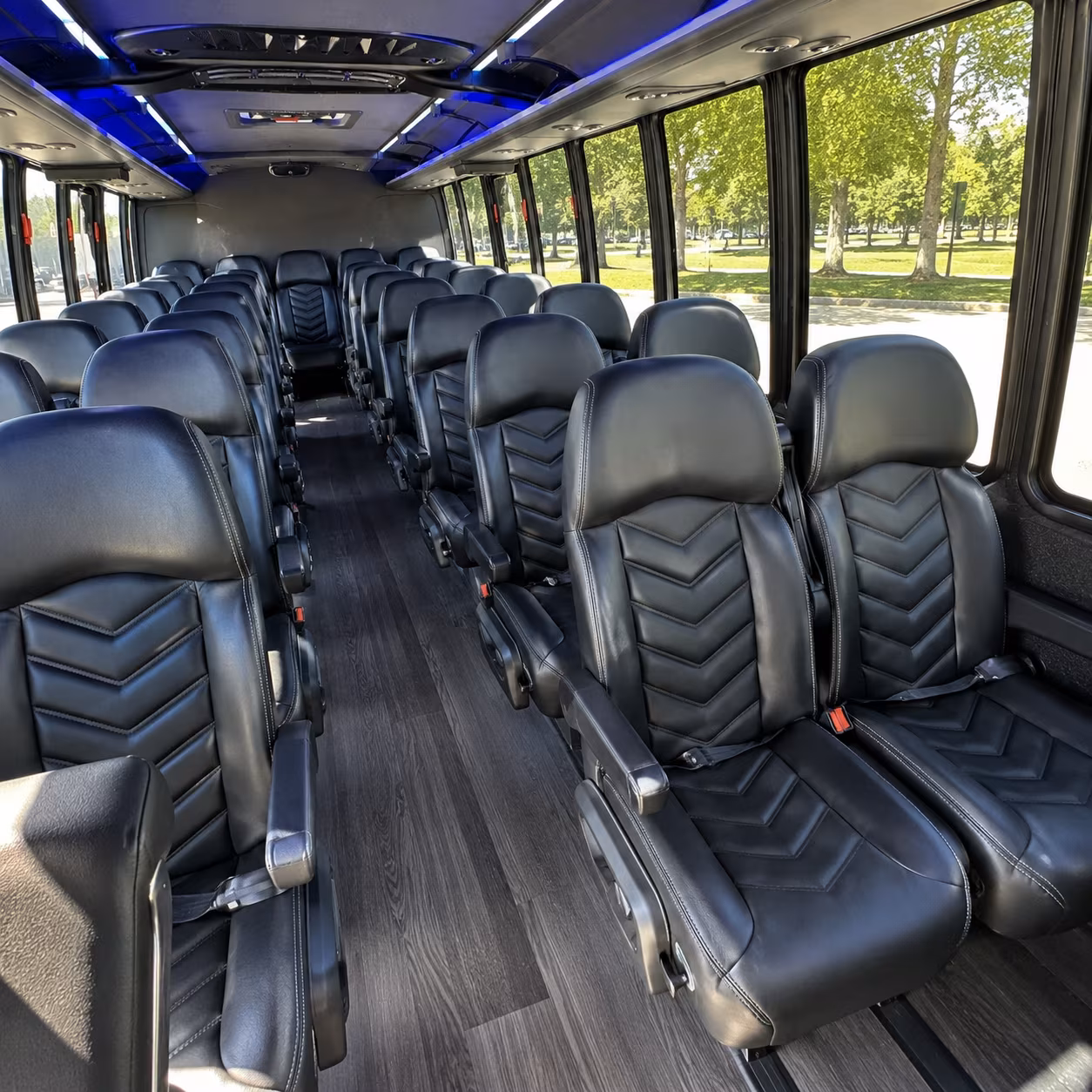 charter buses for large sandy wedding parties and multi venue days