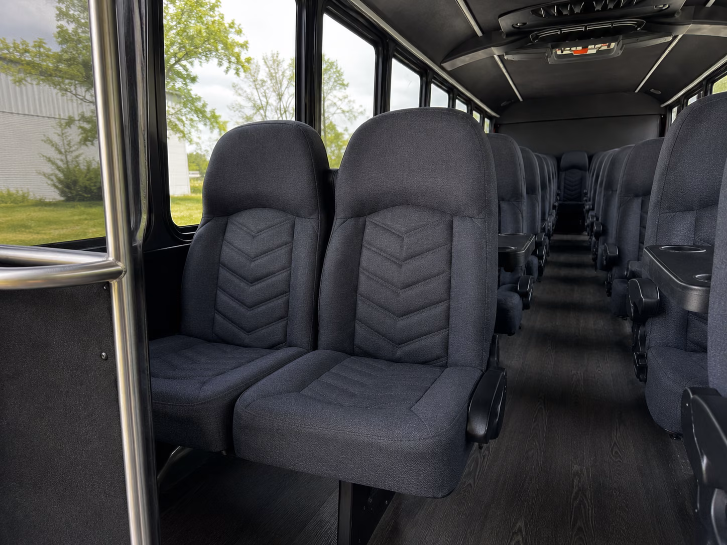 sandy 20 passenger minibus interior