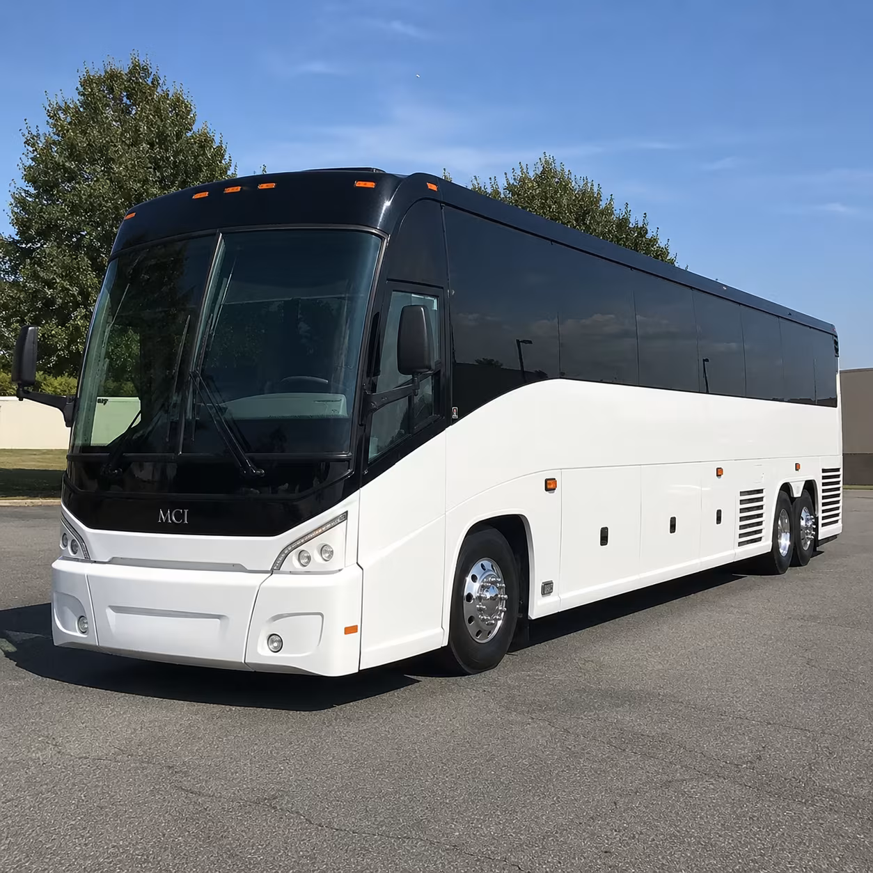 sandy 56 passenger charter bus
