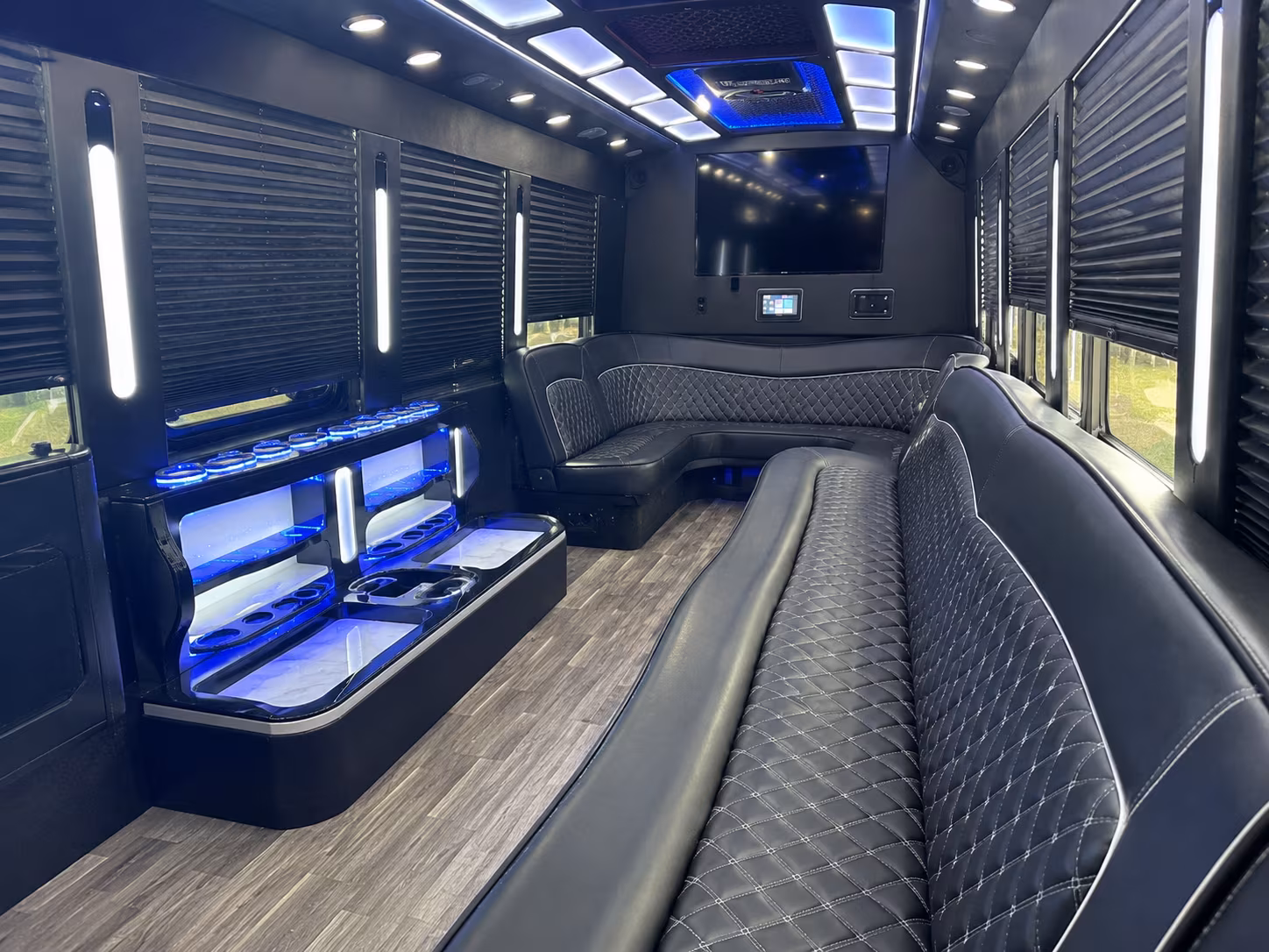 sandy night out party bus rental