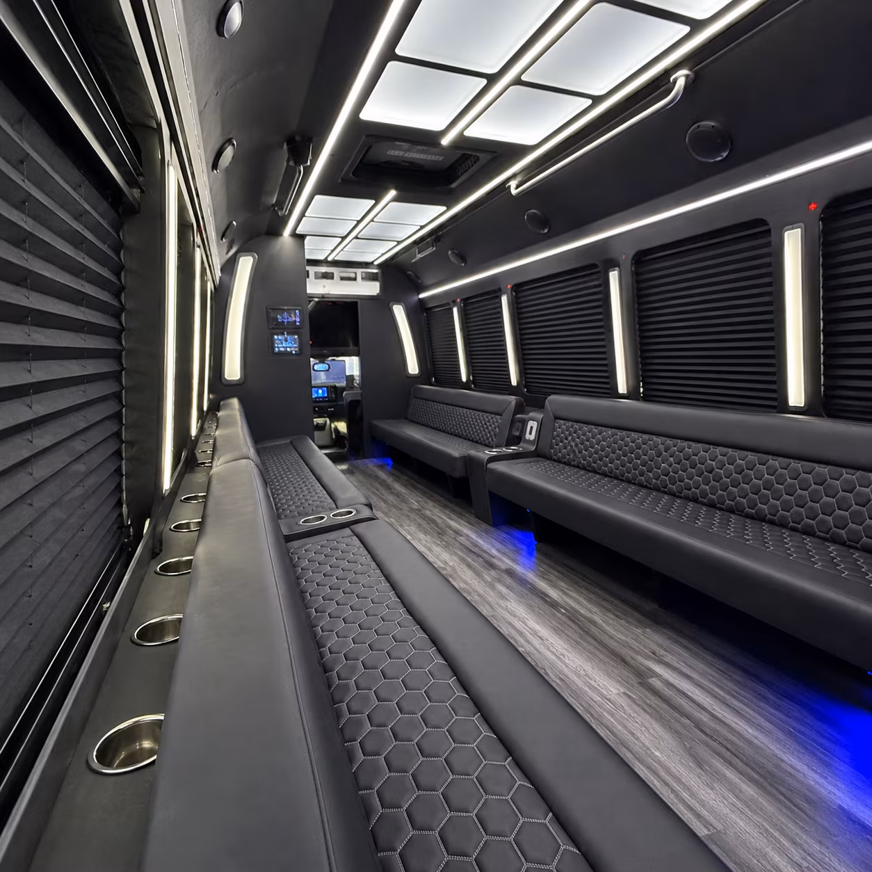 sandy party bus interior