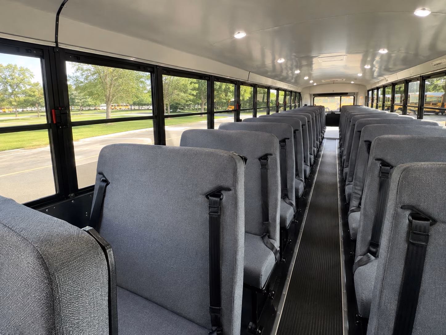 sandy school bus interior