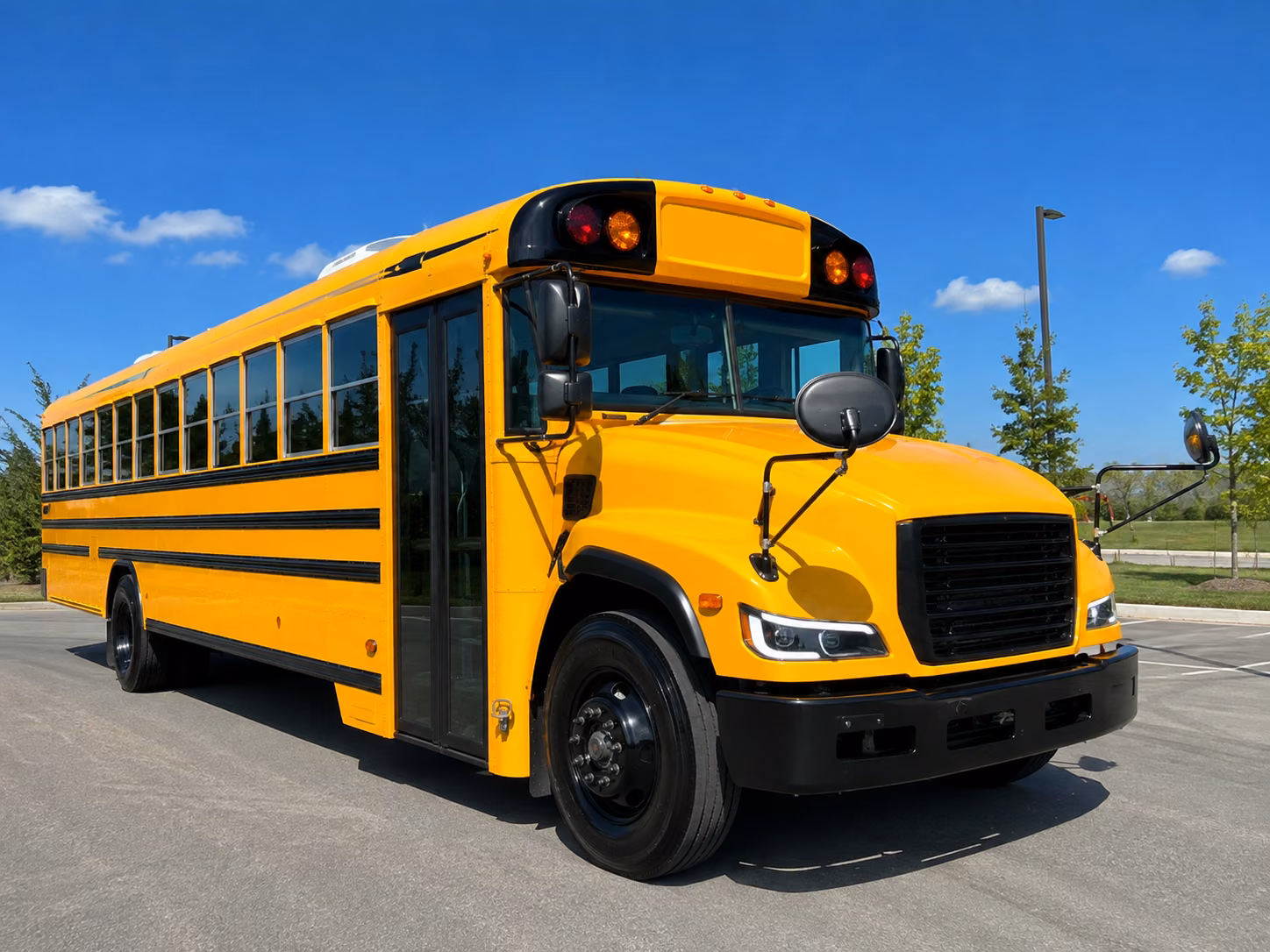 sandy school buses for outdoor education and state park trips