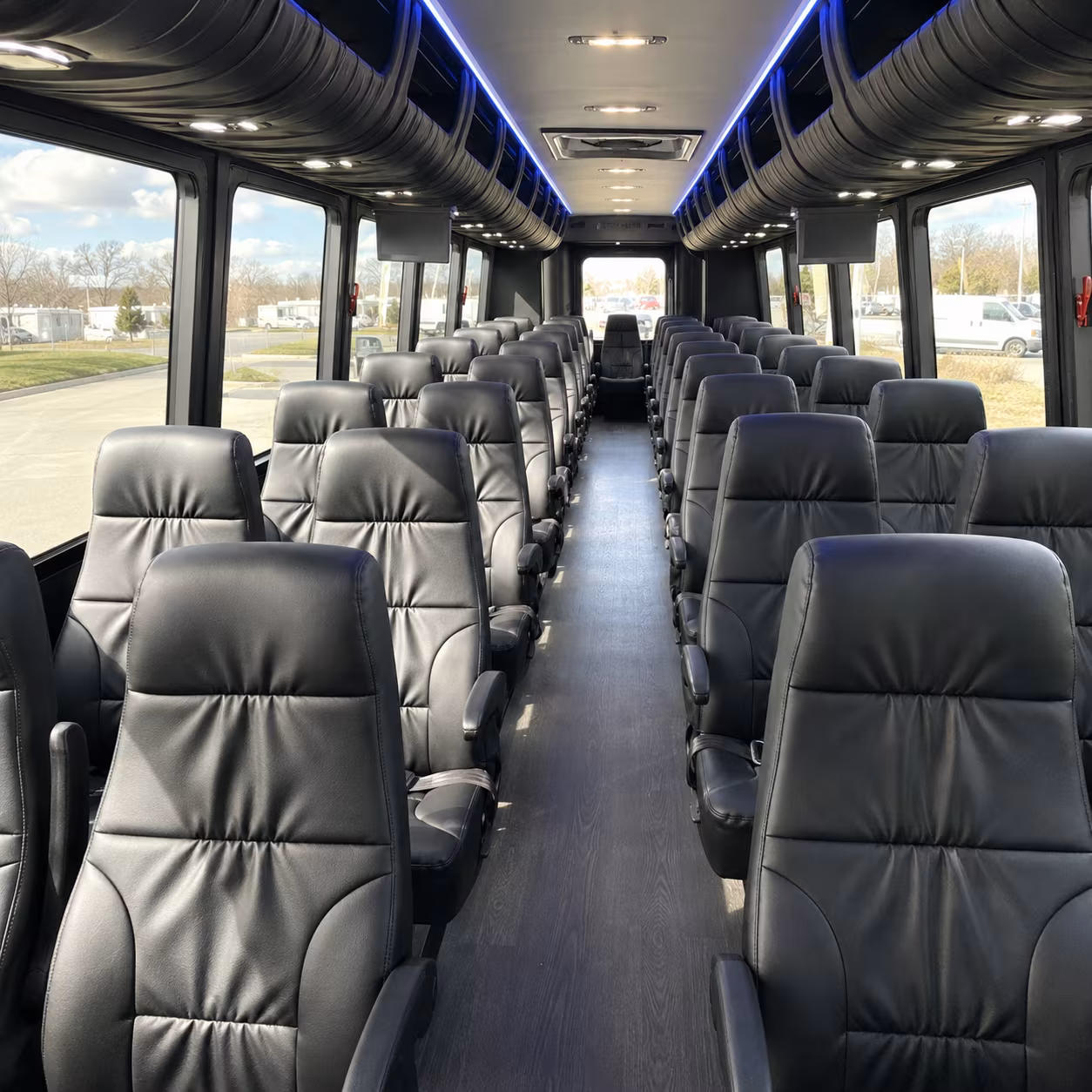 sandy school event transportation onboard seating